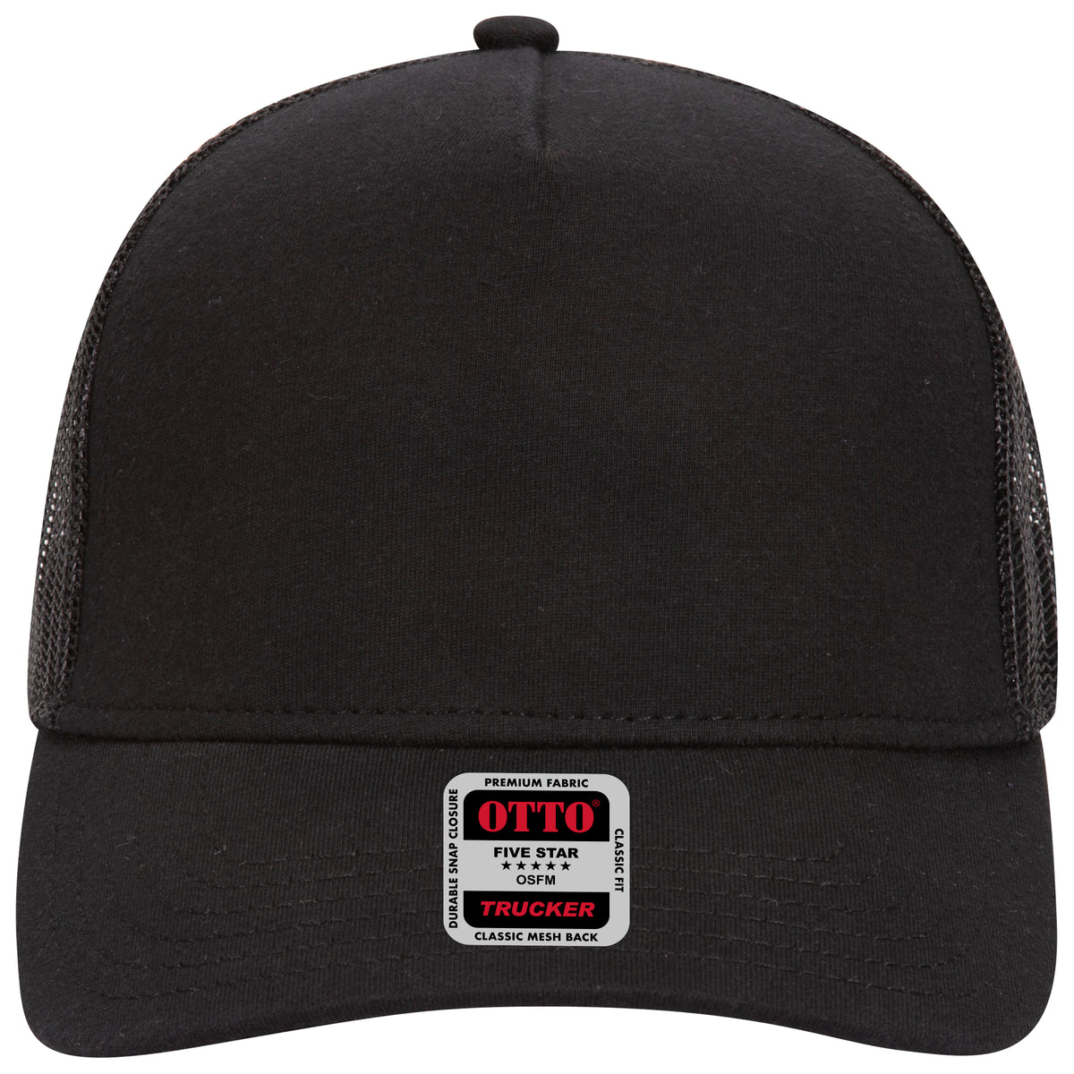 OTTO CAP 5 Panel Mid Profile Mesh Back Trucker Hat OTTO 32-934 Otto Cap