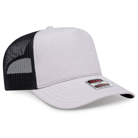 OTTO CAP® 5 Panel Mid Profile Mesh Back Trucker Hat OTTO 32-934