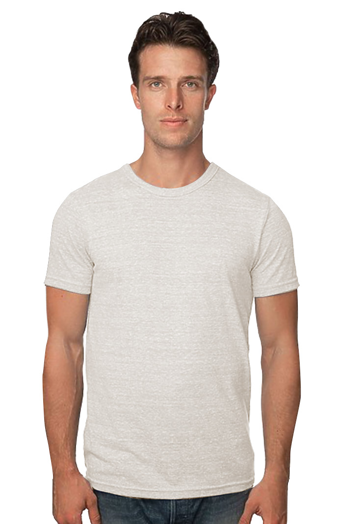 Royal Apparel 32051 Unisex eco Triblend Short Sleeve Tee - Eco Tri Natural