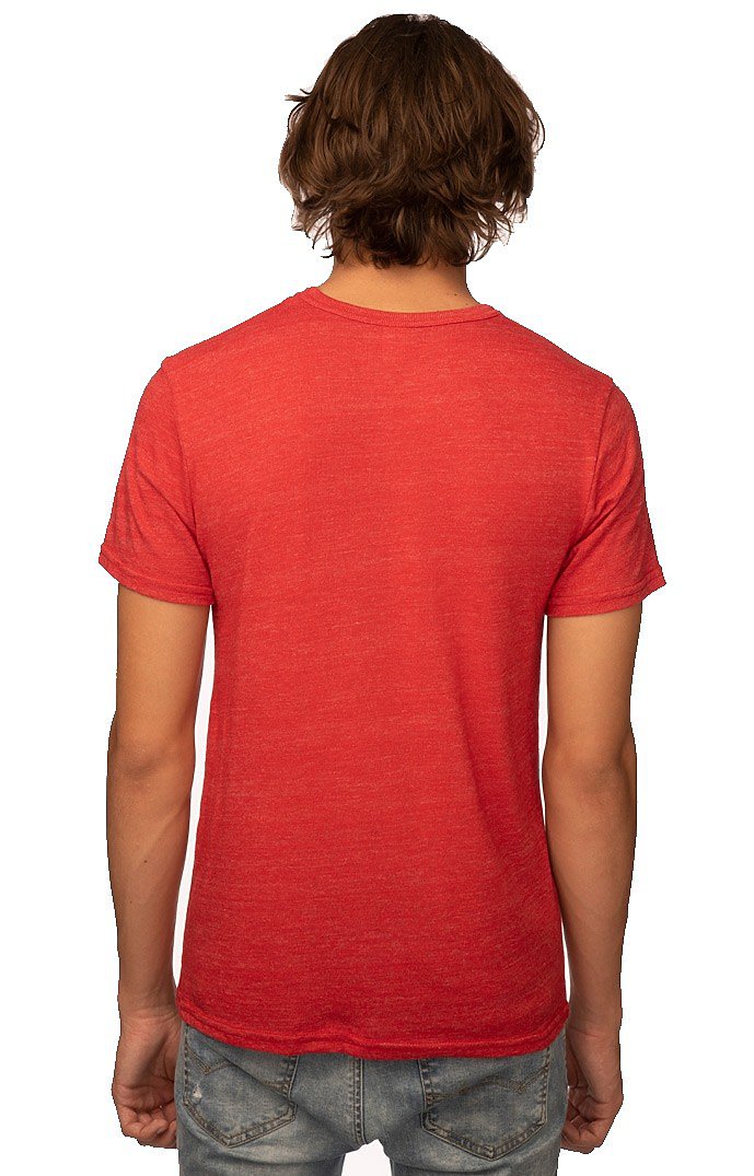 Royal Apparel 32051 Unisex eco Triblend Short Sleeve Tee - Eco Tri True Red