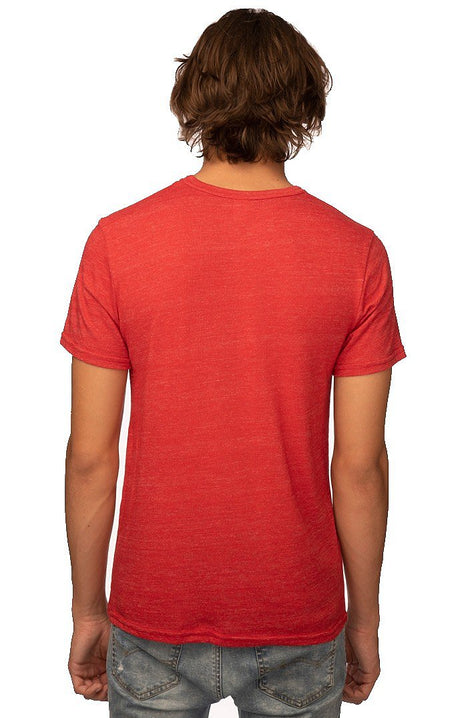 Royal Apparel 32051 Unisex eco Triblend Short Sleeve Tee - Eco Tri True Red