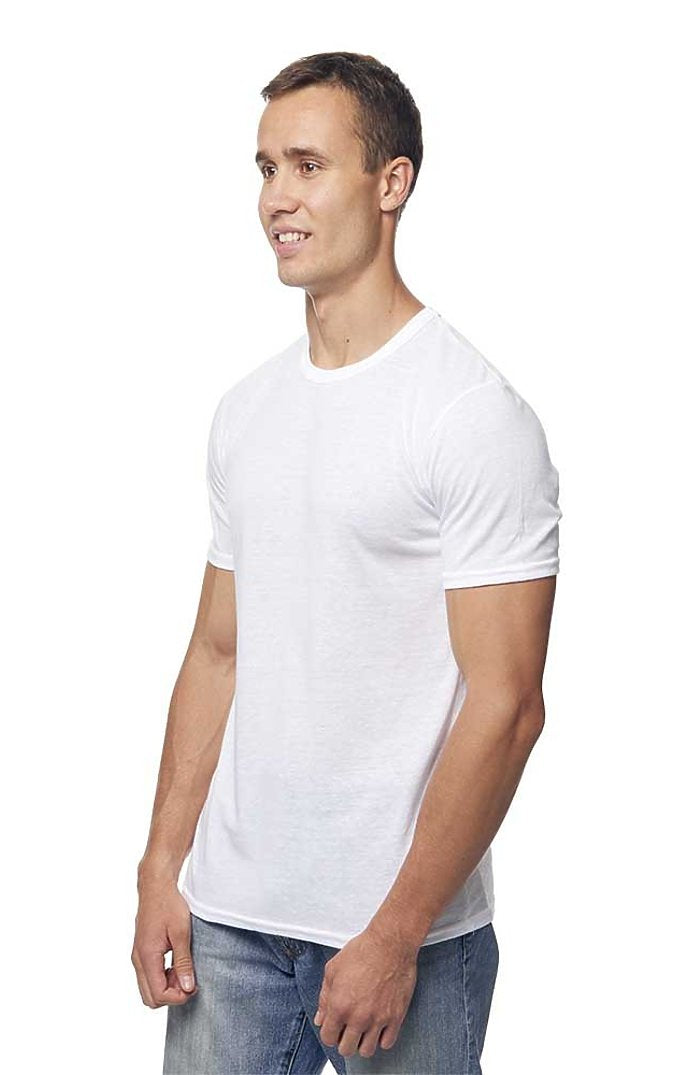 Royal Apparel 32051 Unisex eco Triblend Short Sleeve Tee - Eco Tri White