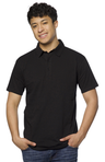 Royal Apparel 32057 Unisex eco Triblend Polo - Eco Tri Black
