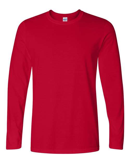 Gildan Softstyle® Long Sleeve T-Shirt - Gildan 64400 Gildan Cherry Red S