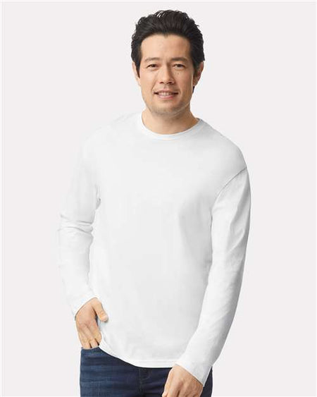 Gildan Softstyle® Long Sleeve T-Shirt - Gildan 64400 Gildan White S