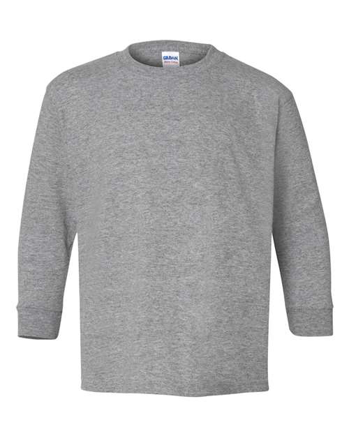 Gildan Heavy Cotton™ Youth Long Sleeve T-Shirt - Gildan 5400B Gildan Sport Grey XS