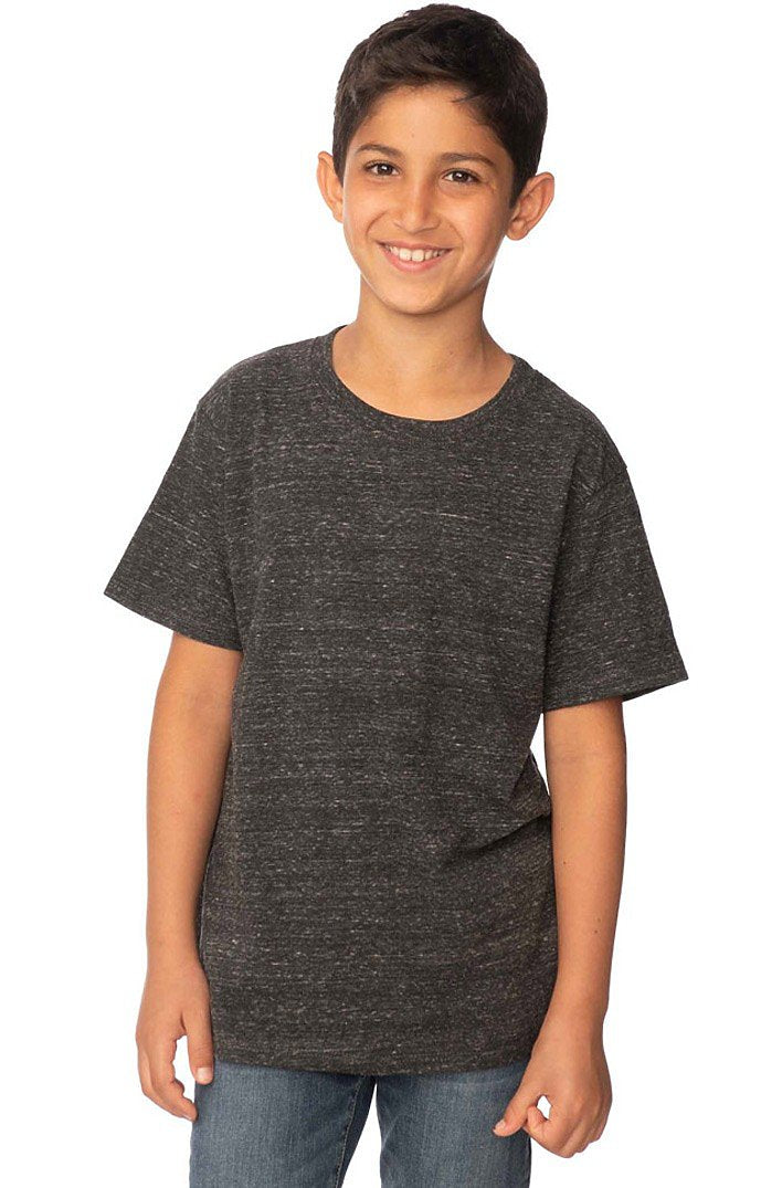 Royal Apparel 32121 Youth eco Triblend Short Sleeve Tee - Eco Tri Charcoal