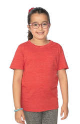 Royal Apparel 32121 Youth eco Triblend Short Sleeve Tee - Eco Tri True Red