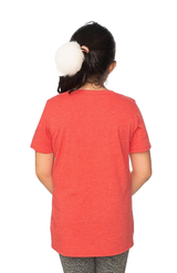 Royal Apparel 32121 Youth eco Triblend Short Sleeve Tee - Eco Tri True Red