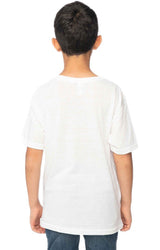 Royal Apparel 32121 Youth eco Triblend Short Sleeve Tee - Eco Tri White