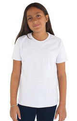 Royal Apparel 32121 Youth eco Triblend Short Sleeve Tee - Eco Tri White