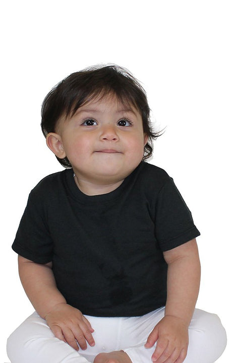Royal Apparel 32131 Infant eco Triblend Short Sleeve Tee - Eco Tri Black