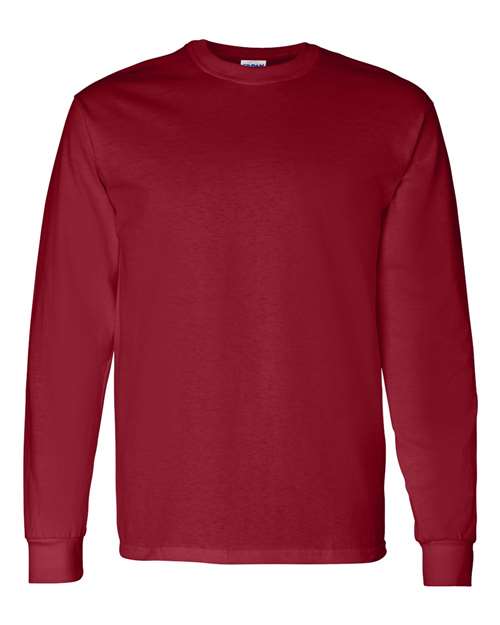 Gildan Heavy Cotton™ Long Sleeve T-Shirt - Garnet - Gildan 5400 Gildan Garnet S