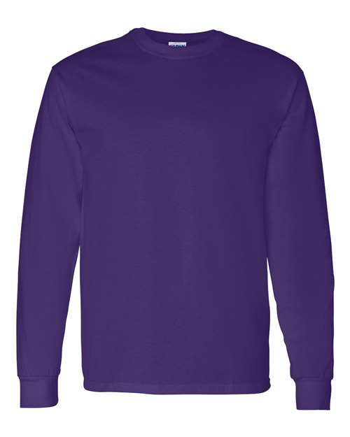 Gildan Heavy Cotton™ Long Sleeve T-Shirt - Purple - Gildan 5400 Gildan Purple S