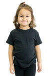 Royal Apparel 32161 Toddler eco Triblend Short Sleeve Tee - Eco Tri Black