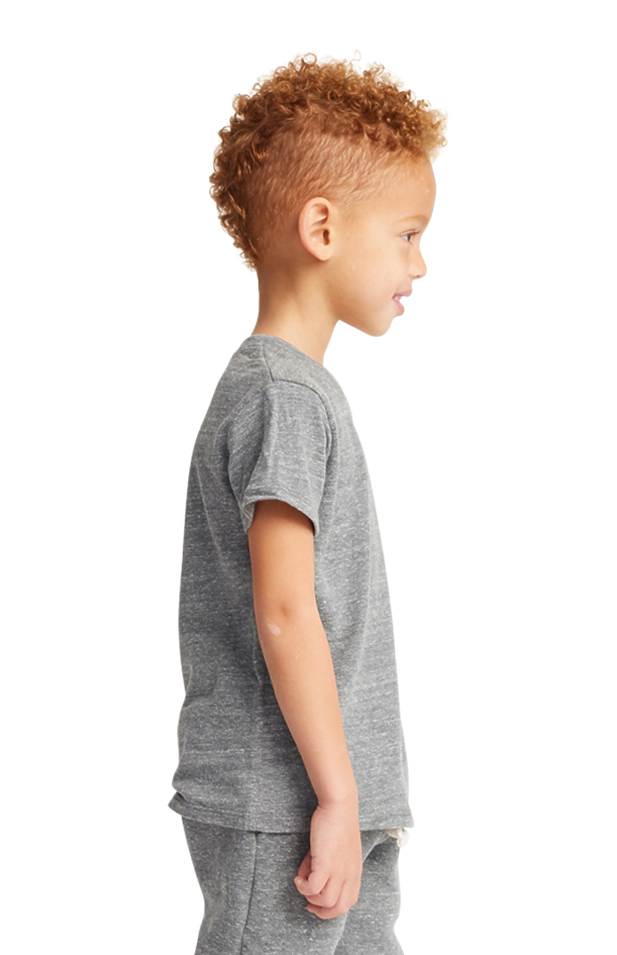 Royal Apparel 32161 Toddler eco Triblend Short Sleeve Tee - Eco Tri Grey