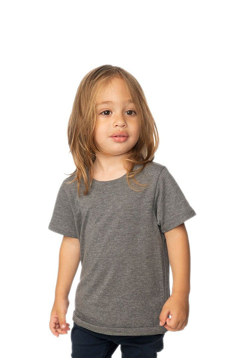 Royal Apparel 32161 Toddler eco Triblend Short Sleeve Tee - Eco Tri Grey