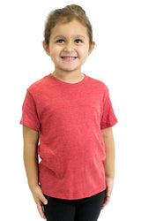 Royal Apparel 32161 Toddler eco Triblend Short Sleeve Tee - Eco Tri True Red