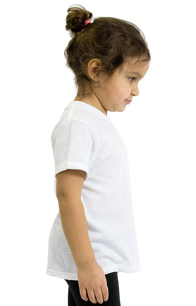 Royal Apparel 32161 Toddler eco Triblend Short Sleeve Tee - Eco Tri White