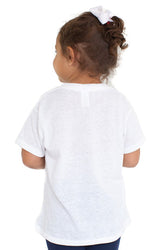 Royal Apparel 32161 Toddler eco Triblend Short Sleeve Tee - Eco Tri White