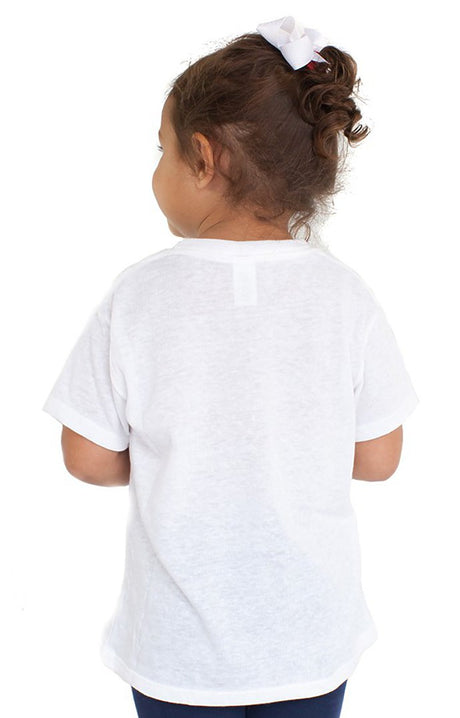 Royal Apparel 32161 Toddler eco Triblend Short Sleeve Tee - Eco Tri White
