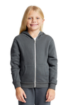 Royal Apparel 3222 Youth Fashion Fleece Zip Hoodie - Asphalt