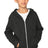 Royal Apparel 3222 Youth Fashion Fleece Zip Hoodie - Black