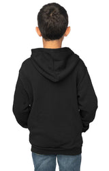 Royal Apparel 3222 Youth Fashion Fleece Zip Hoodie - Black
