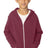 Royal Apparel 3222 Youth Fashion Fleece Zip Hoodie - Burgundy