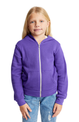 Royal Apparel 3222 Youth Fashion Fleece Zip Hoodie - Purple
