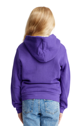 Royal Apparel 3222 Youth Fashion Fleece Zip Hoodie - Purple