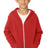 Royal Apparel 3222 Youth Fashion Fleece Zip Hoodie - Red