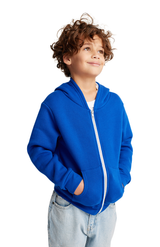 Royal Apparel 3222 Youth Fashion Fleece Zip Hoodie - Royal