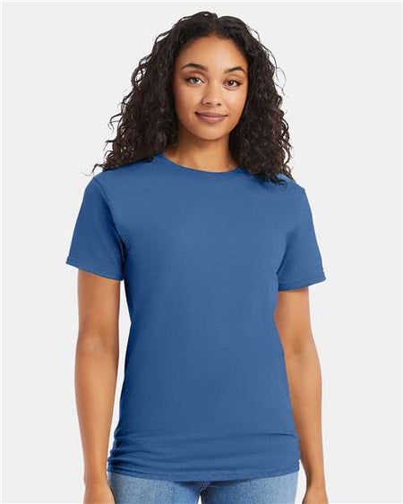 Hanes Essential-T T-Shirt - Denim Blue - Hanes 5280 Hanes