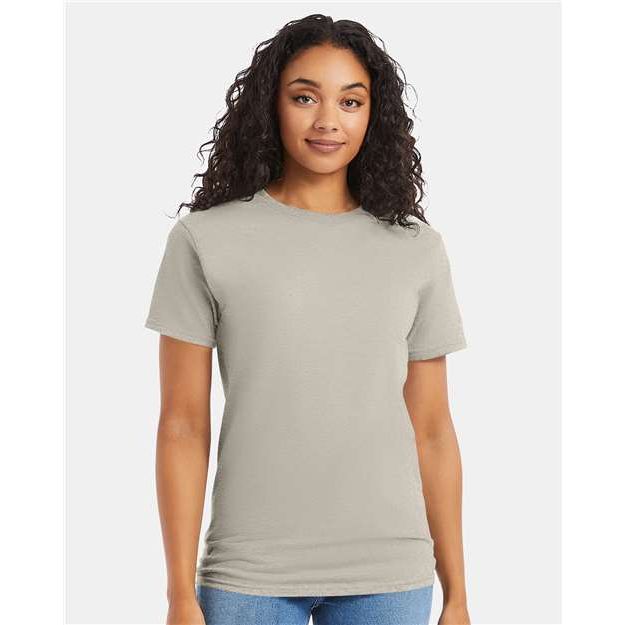 Hanes Essential-T T-Shirt - Sand - Hanes 5280 Hanes Sand S