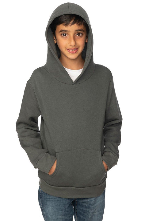 Royal Apparel 3229 Youth Fashion Fleece Pullover Hoodie - Asphalt