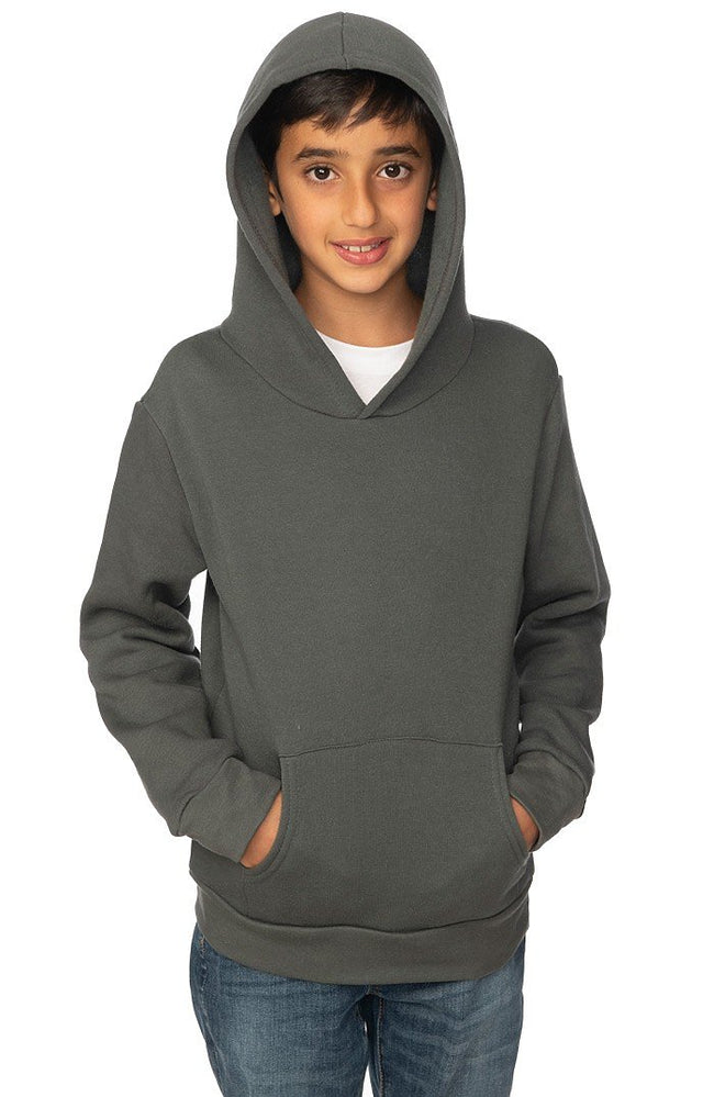 Royal Apparel 3229 Youth Fashion Fleece Pullover Hoodie - Asphalt