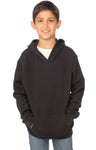 Royal Apparel 3229 Youth Fashion Fleece Pullover Hoodie - Black