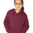 Royal Apparel 3229 Youth Fashion Fleece Pullover Hoodie - Burgundy