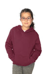 Royal Apparel 3229 Youth Fashion Fleece Pullover Hoodie - Burgundy