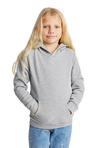 Royal Apparel 3229 Youth Fashion Fleece Pullover Hoodie - Heather Grey