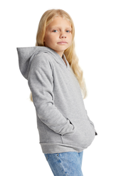 Royal Apparel 3229 Youth Fashion Fleece Pullover Hoodie - Heather Grey