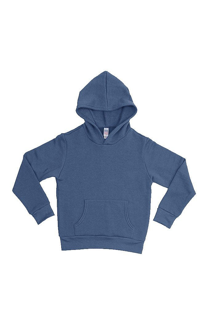 Royal Apparel 3229 Youth Fashion Fleece Pullover Hoodie - Navy