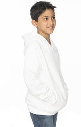 Royal Apparel 3229 Youth Fashion Fleece Pullover Hoodie - White