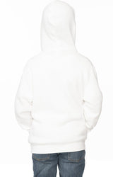 Royal Apparel 3229 Youth Fashion Fleece Pullover Hoodie - White