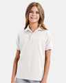 Hanes 054Y Youth EcoSmart Jersey Polo