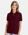 Hanes Youth EcoSmart® Jersey Polo - Hanes 054Y