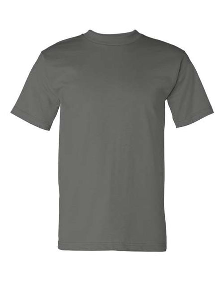 Bayside USA-Made Heavyweight T-Shirt - Charcoal - Bayside 5100 Bayside Charcoal S