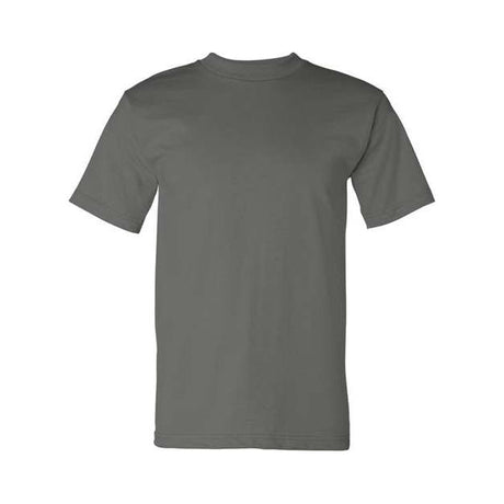 Bayside Unisex USA-Made Heavyweight T-Shirt - Charcoal - Bayside 5100 Bayside