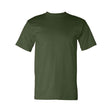 Bayside Unisex USA-Made Heavyweight T-Shirt - Army - Bayside 5100 Bayside Army S